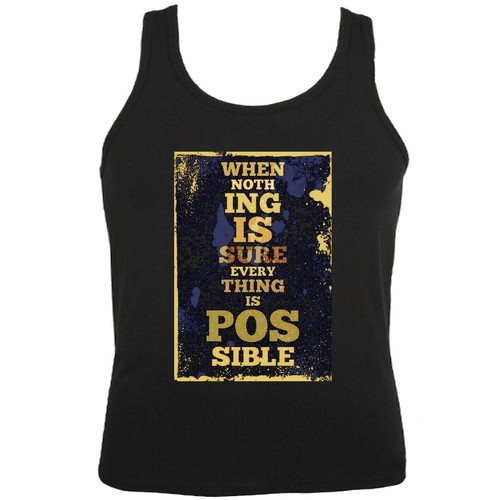 Tank top when nothing sure - nothing, is
