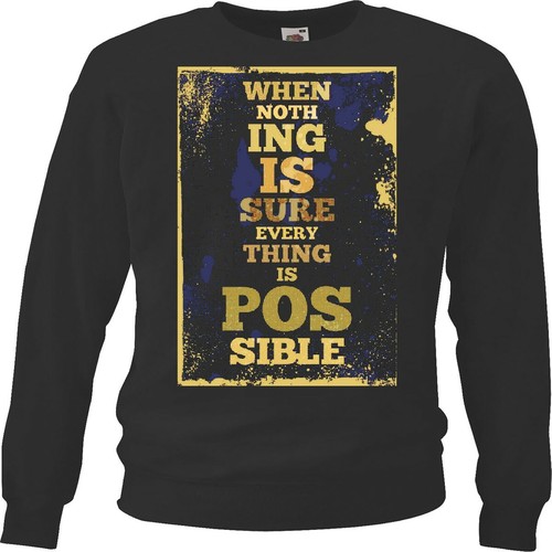 Sweatshirt when nothing - sweatshirt, is